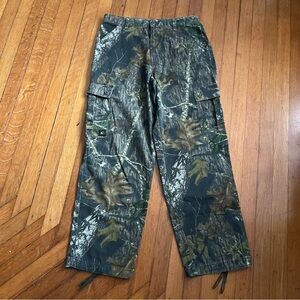 Mossy Oak Explorer Midweight Cargo Pants Men’s Medium Camo Adjustable Hunting